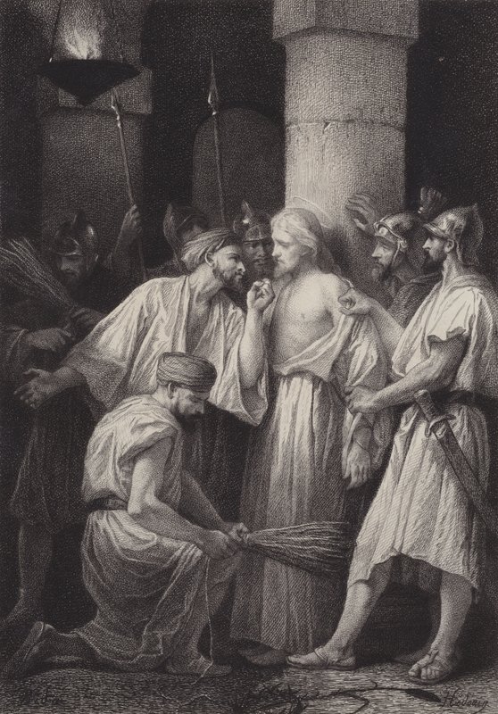 Jésus livré aux soldats - after Albert Robida