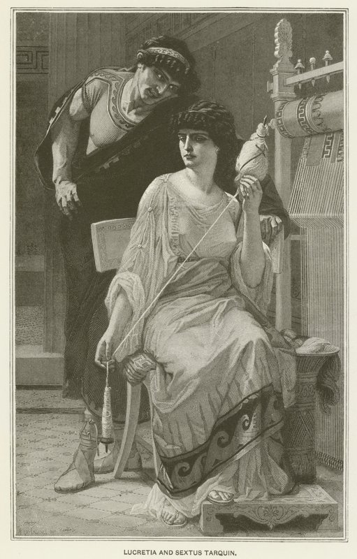 Lucrèce et Sextus Tarquin - after Alexandre Cabanel