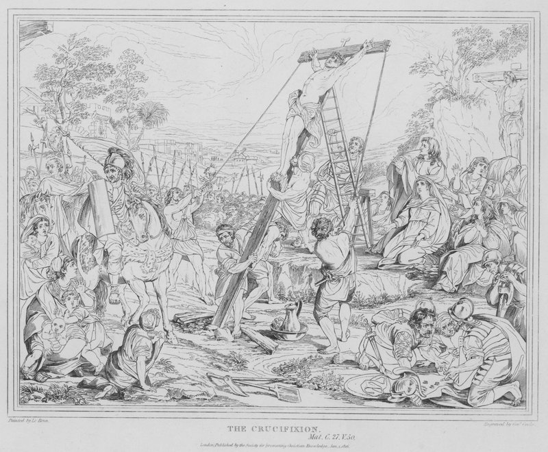 La crucifixion, Matthieu - after Charles Le Brun