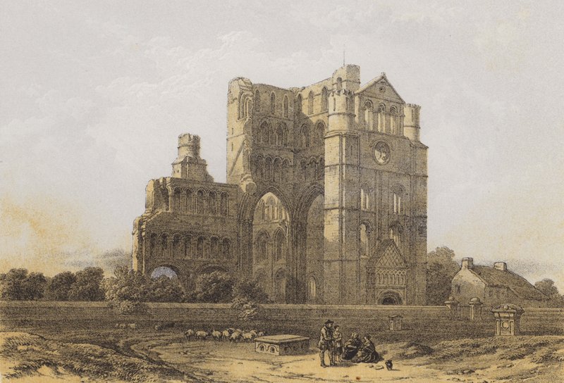 Abbaye de Kelso - after David Roberts