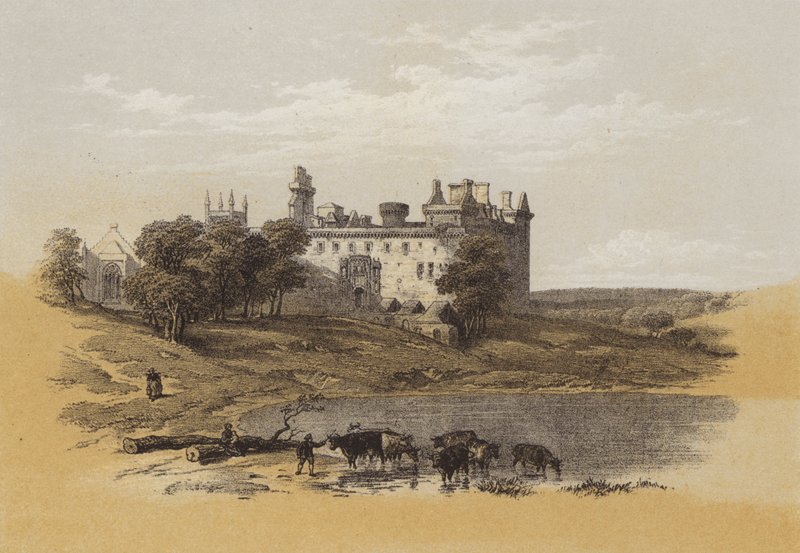 Palais de Linlithgow - after David Roberts