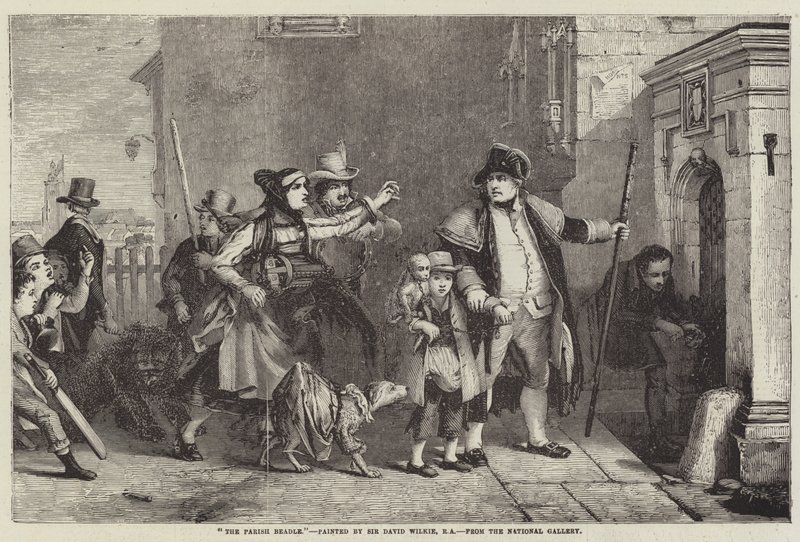 Le bedeau de la paroisse - after David Wilkie