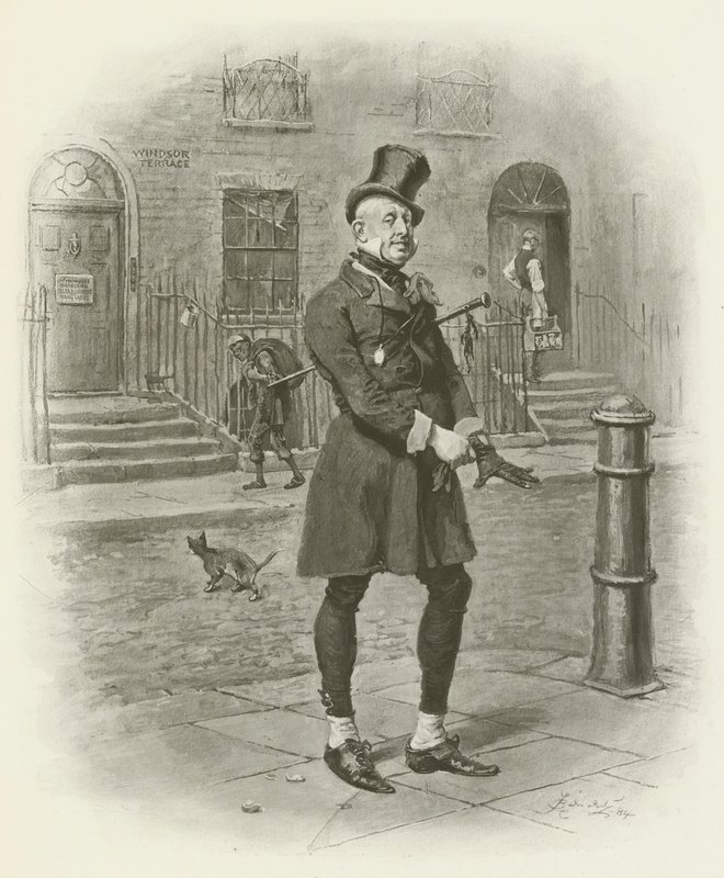 M. Micawber - after Frederick Barnard
