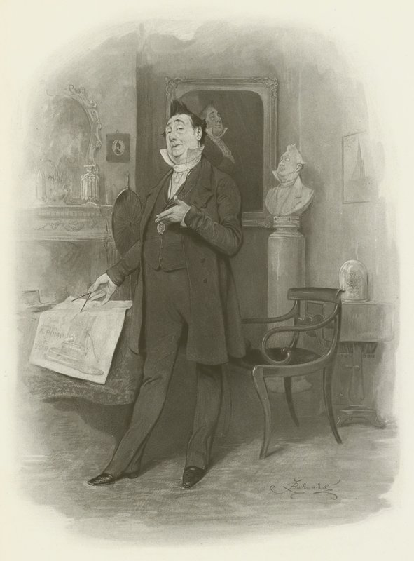 M. Pecksniff - after Frederick Barnard
