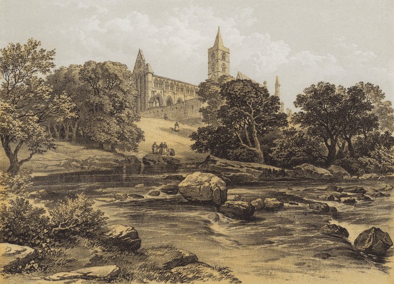 Cathédrale de Dunblane, Perthshire - after George Cattermole