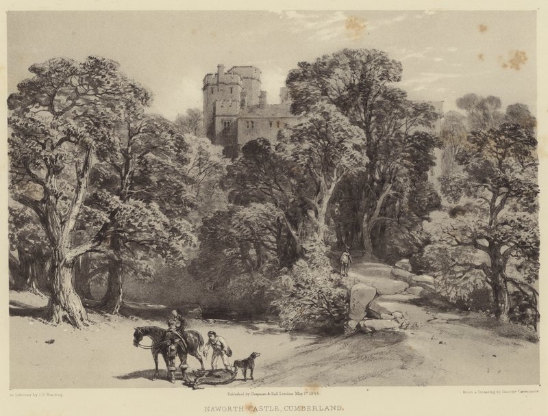 Château de Naworth, Cumberland - after George Cattermole