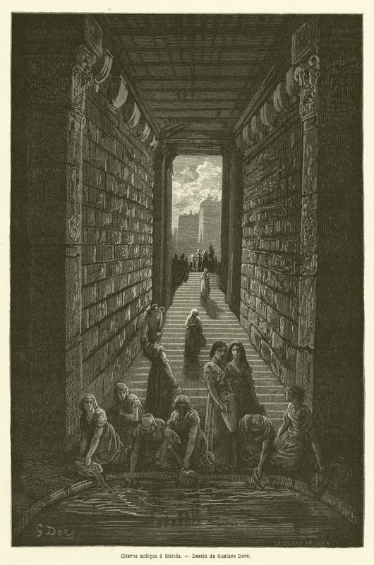 Citerne antique à Mérida - Gustave after Dore