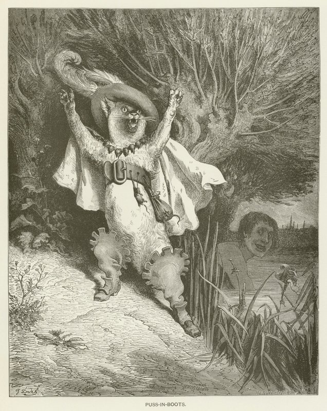 Le Chat Botté - Gustave after Dore