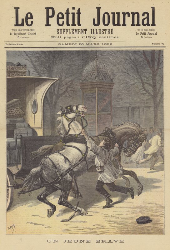 Un jeune courageux - after Henri Meyer