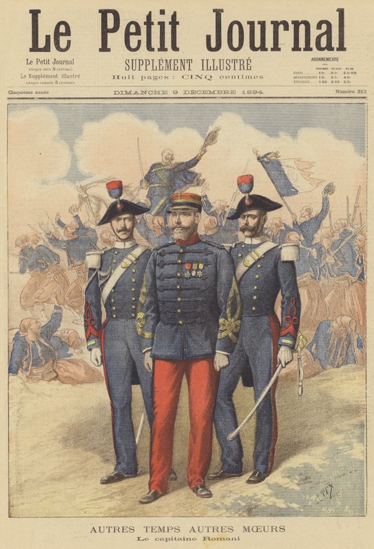 Différents temps, différentes manières. Capitaine Romani - after Henri Meyer