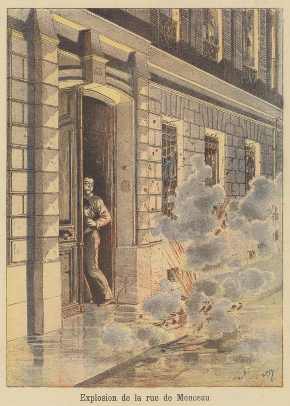 Explosion rue de Monceau - after Henri Meyer