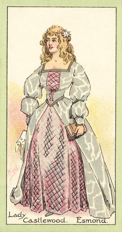 Lady Castlewood, Esmond - after Joseph Clayton Clarke
