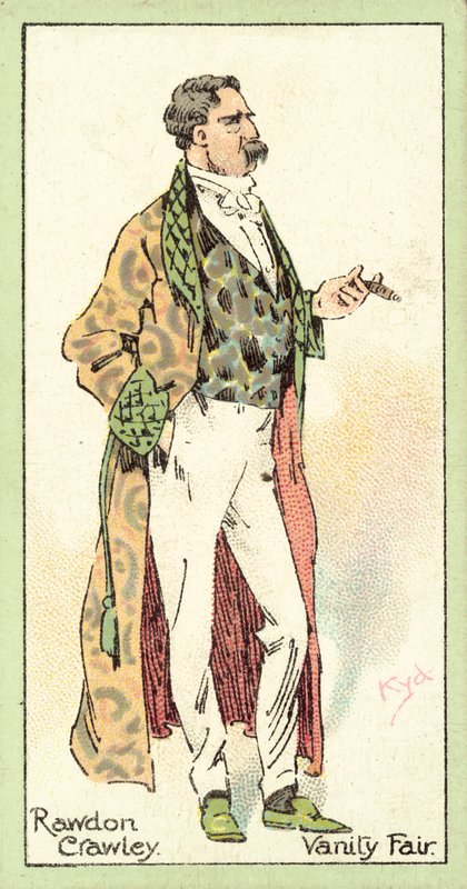 Rawdon Crawley, Vanity Fair (chromolitho) - after Joseph Clayton Clarke