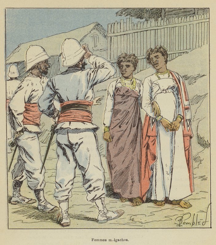 Femmes malgaches - after Louis Charles Bombled