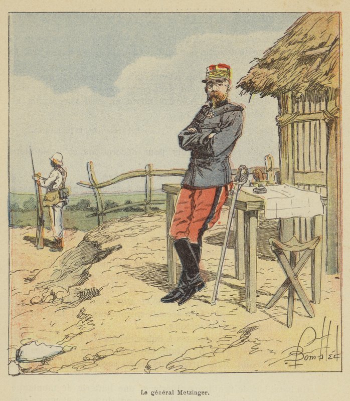Le général Metzinger - after Louis Charles Bombled