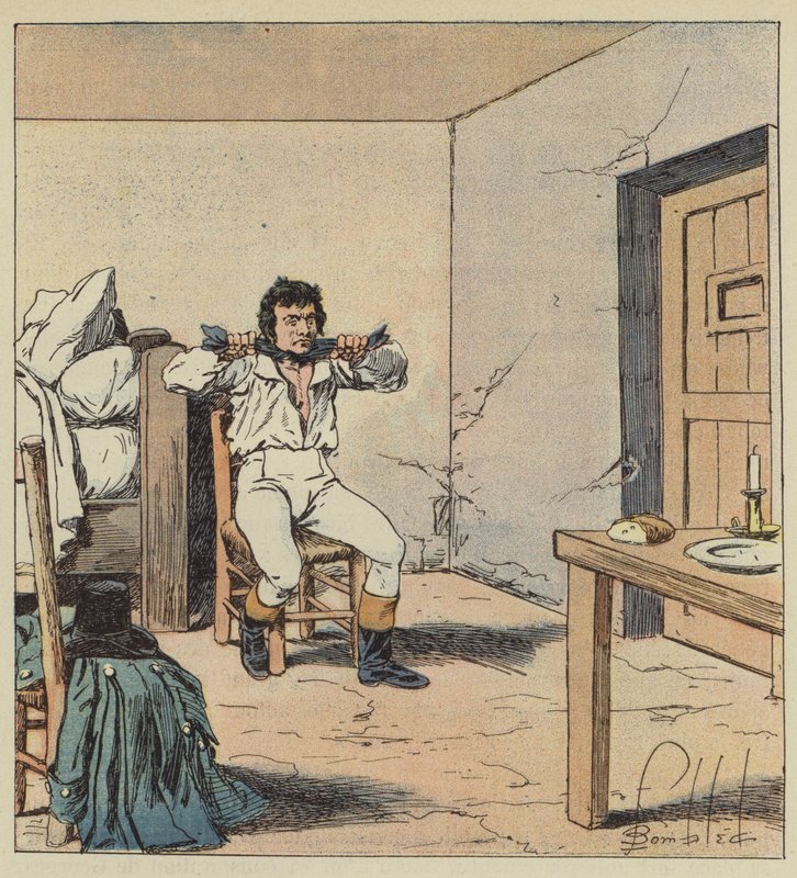 Mort de Pichegru - after Louis Charles Bombled