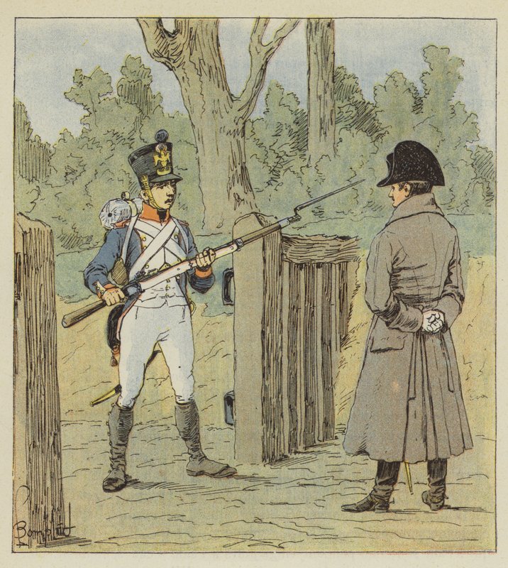 On ne passe pas!!! - after Louis Charles Bombled