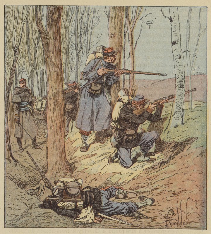 Tirailleurs au combat d