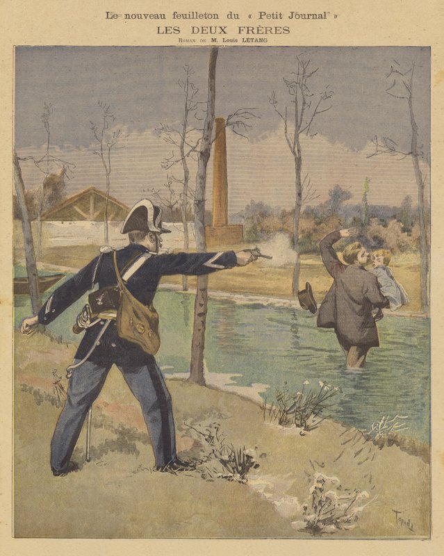 Les deux frères - after Oswaldo Tofani