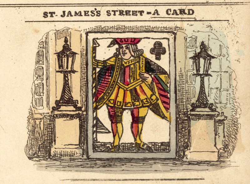 Rue St James, une carte - after William Heath