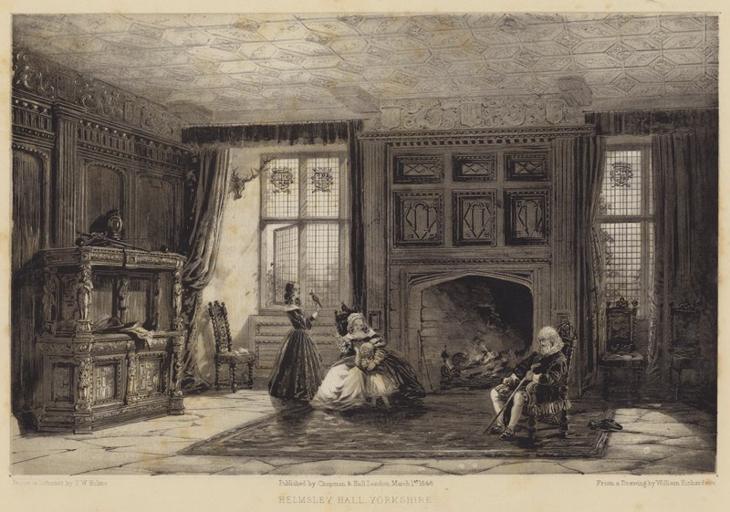 Helmsley Hall, Yorkshire - after William Richardson